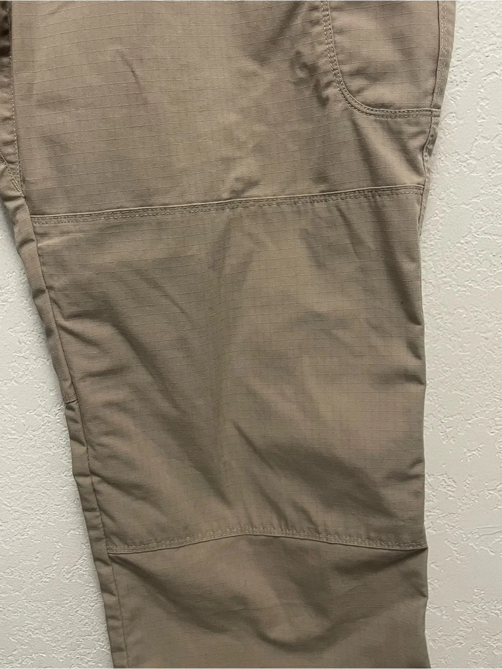 5.11 Tactical Pants Mens 40X30 Beige Cargo Ripstop Relaxed Fit Workwear